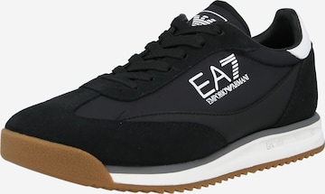 juoda EA7 Emporio Armani Sportbačiai be auliuko: priekis