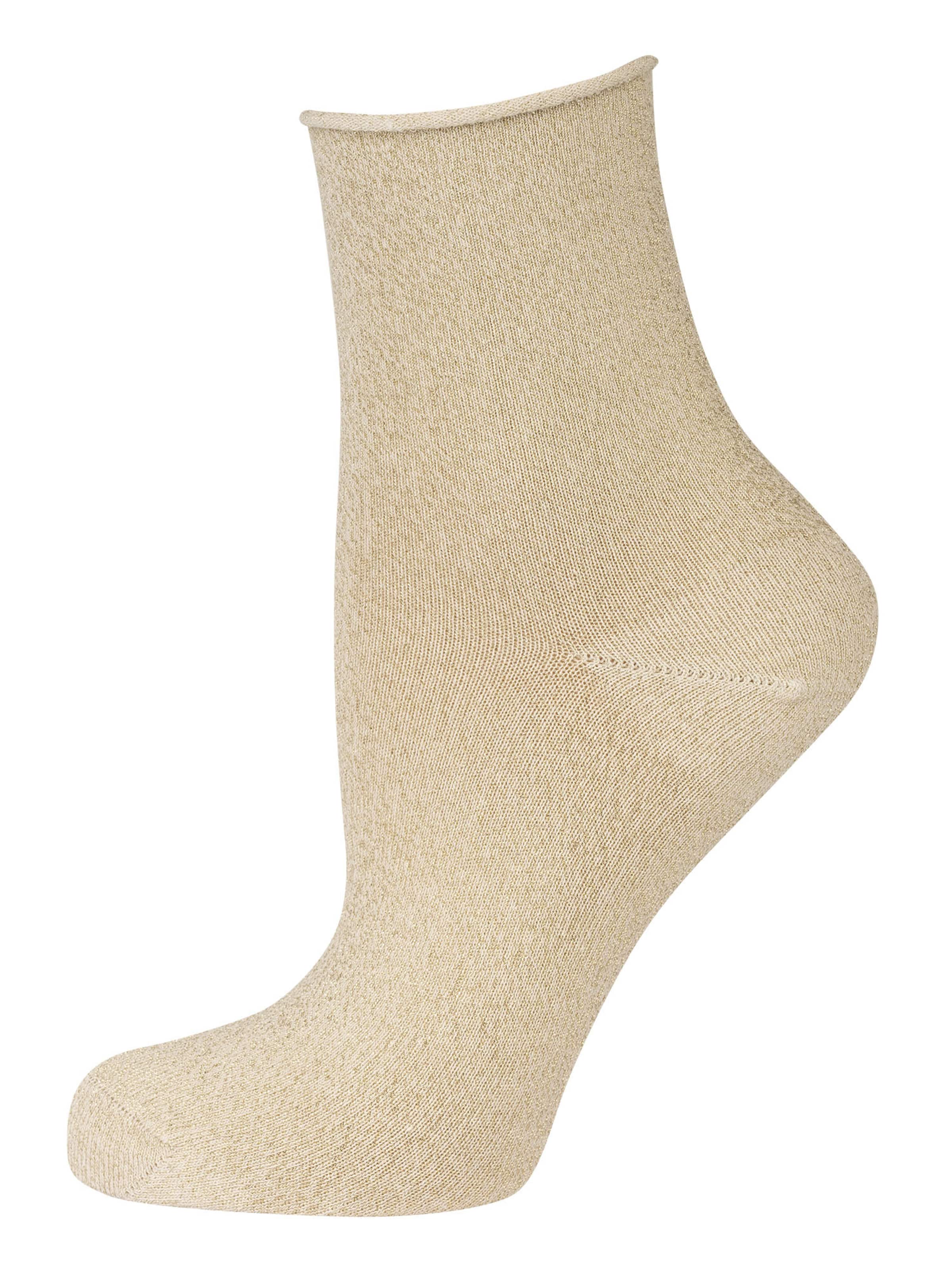 Nur Die Socks ' Glamour ' in Beige