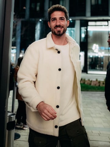 ABOUT YOU x Kevin Trapp Regular Fit Jacke 'Tyler' in Weiß