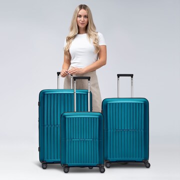 Ensemble de bagages 'Collection 01' Pactastic en bleu : devant