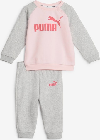 PUMA Joggingpak 'ESS' in Roze: voorkant