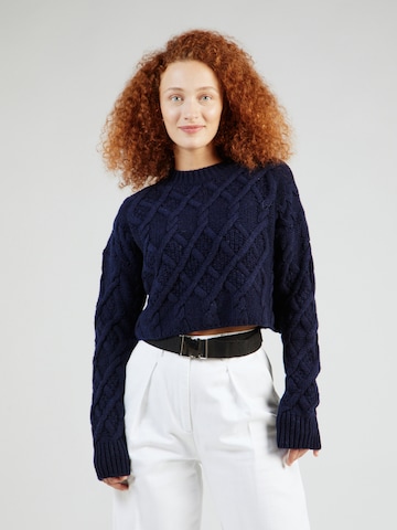 MAX&Co. Trui 'APE' in Blauw: voorkant