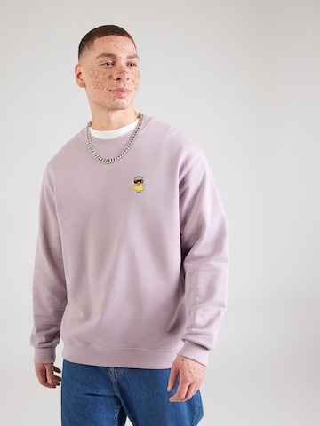 Iriedaily Свитшот 'Lazy Sunny Day' в Лиловый: спереди