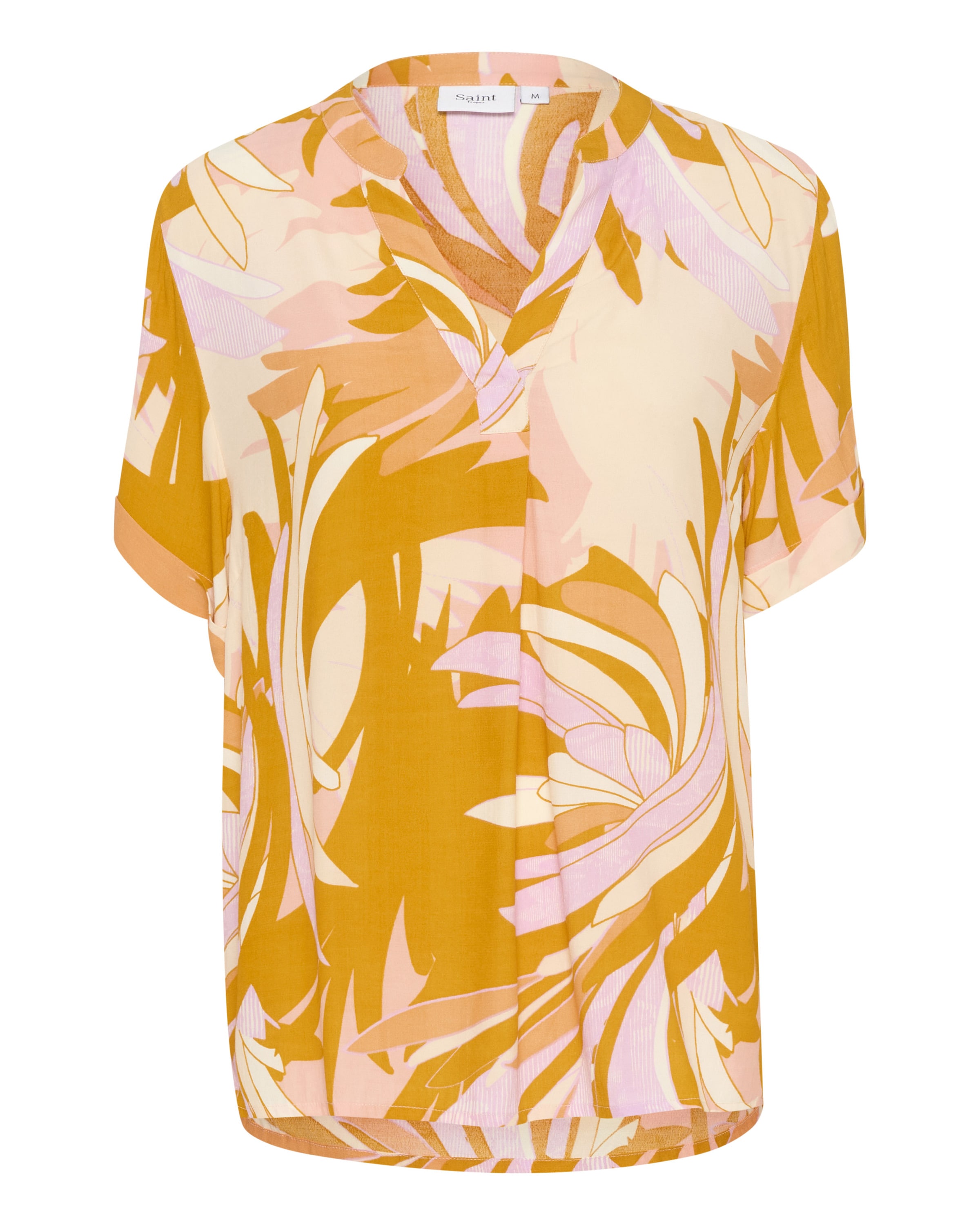 SAINT TROPEZ Blouse in Orange: front