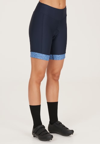 ENDURANCE Skinny Sports trousers 'Mangrove' in Blue: front