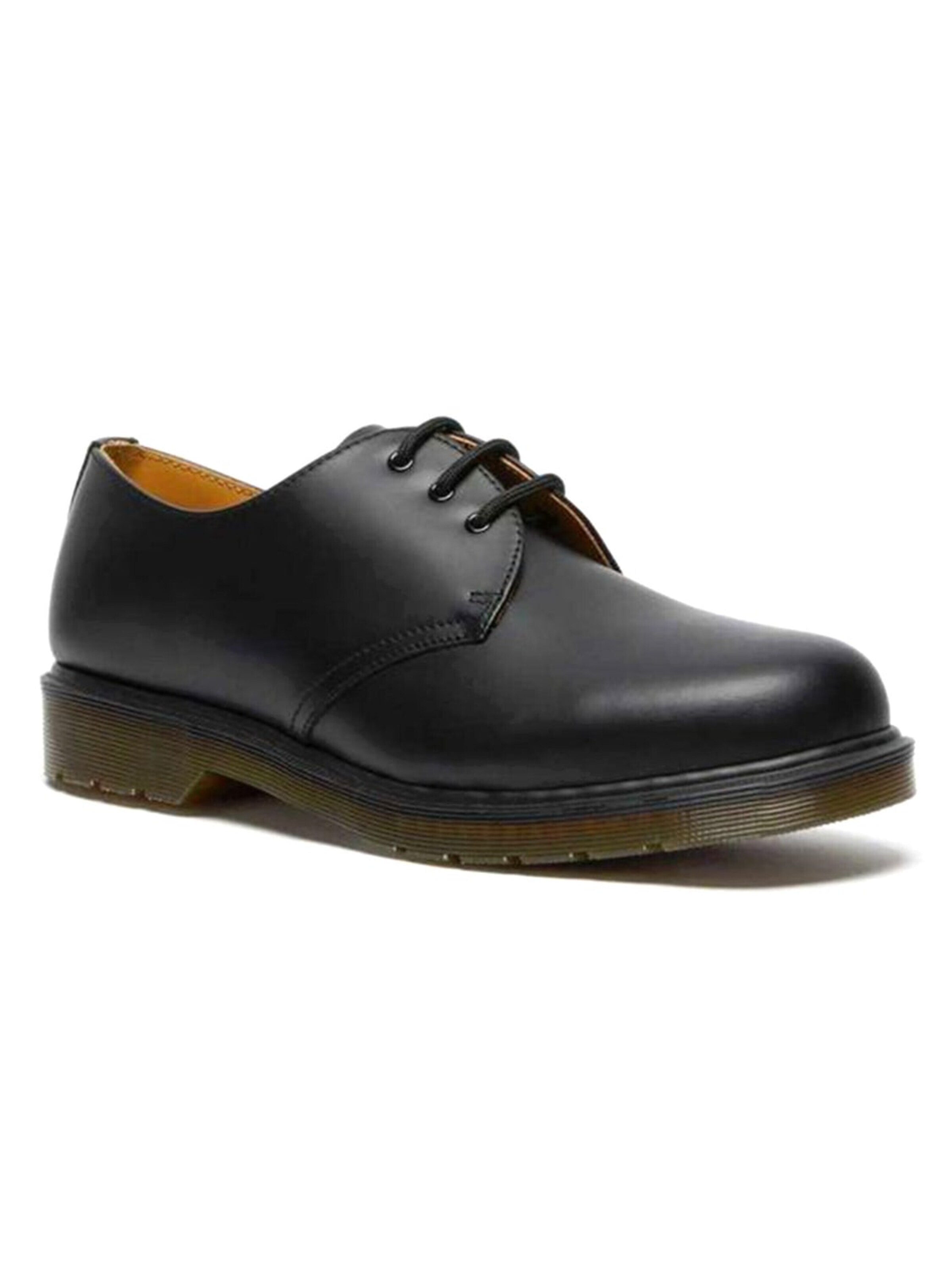 Chaussure à lacets 'Unisex 1461 Plain Welt Smooth Black Shoes' Dr. Martens en noir