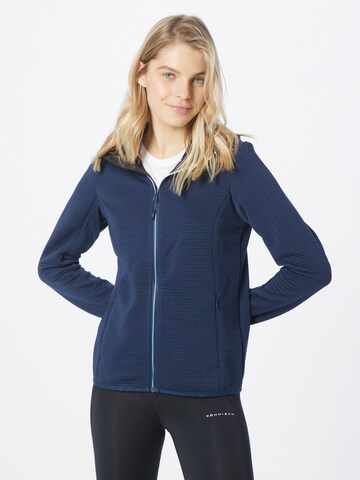 CMP - Sudadera con cremallera deportiva en azul: frente