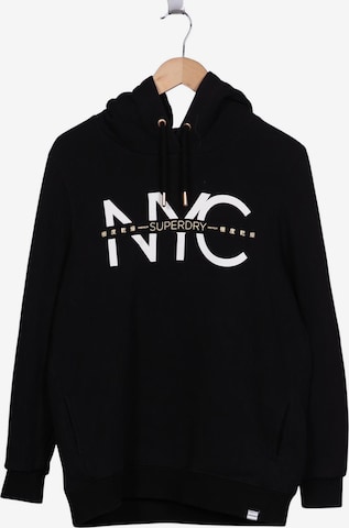 Superdry Kapuzenpullover L in Schwarz: Vorderseite