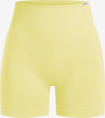 Pantalon de sport 'Phelia' Smilodox en jaune : devant