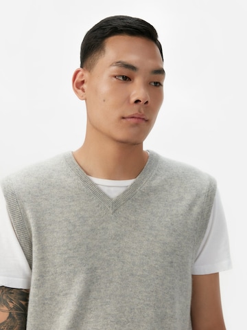 Gilet 'Men's Essential V-Neck Cashmere Vest' GOBI Cashmere en gris