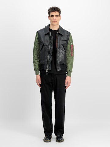 ALPHA INDUSTRIES Jacke 'Cwu Fl Mod' in Grün: Vorderseite