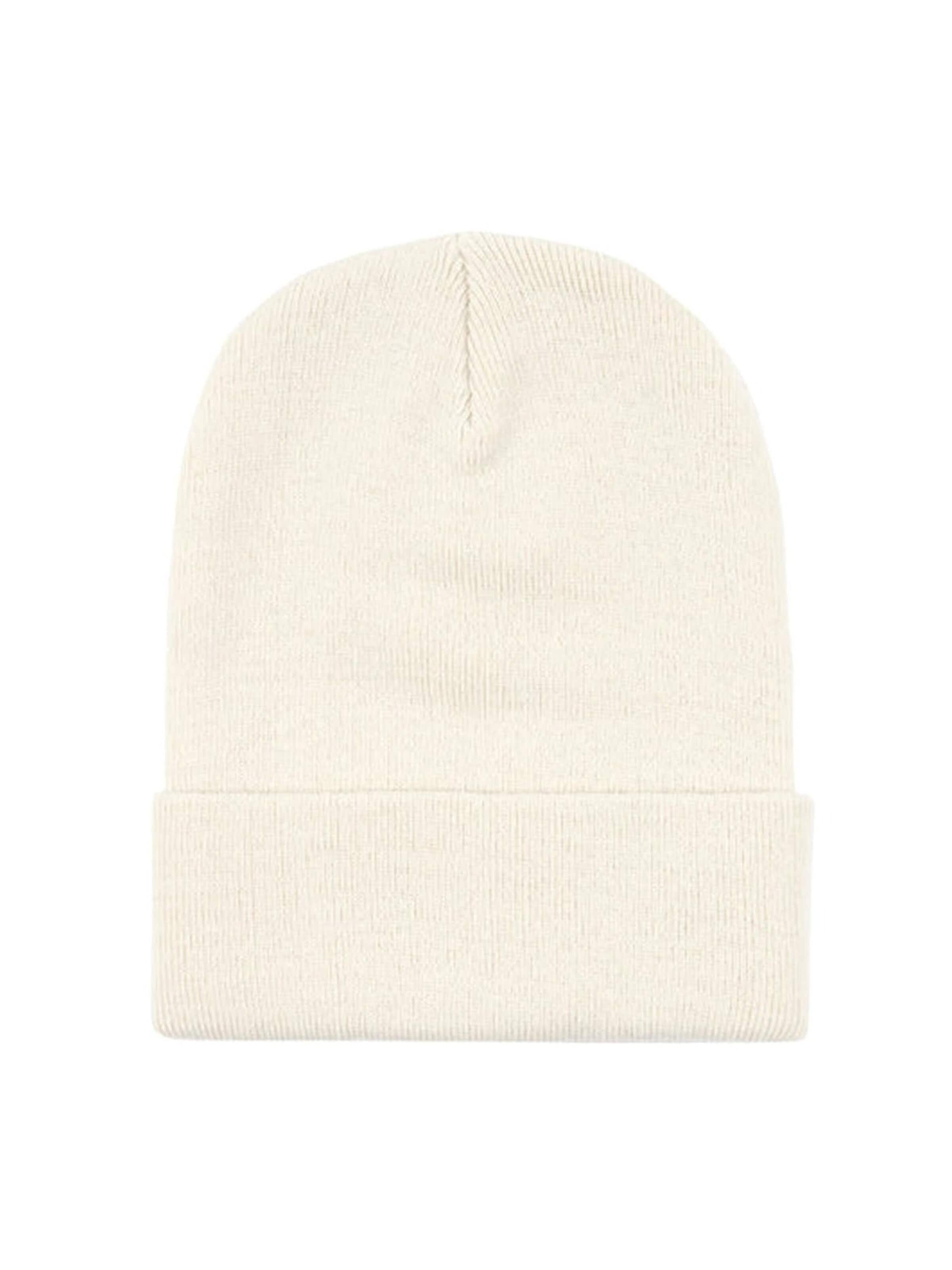 PENFIELD Hoed 'Bear Reverse Badge Be Marshmallow' in Wit