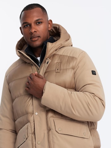 Ombre Winter Jacket in Brown
