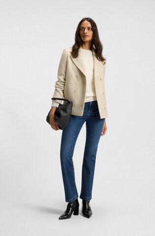 BOSS Between-Seasons Coat in Beige