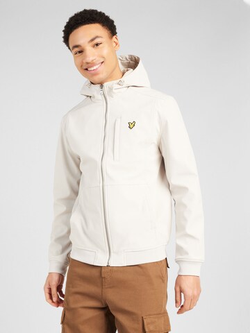 Veste mi-saison Lyle & Scott en gris : devant