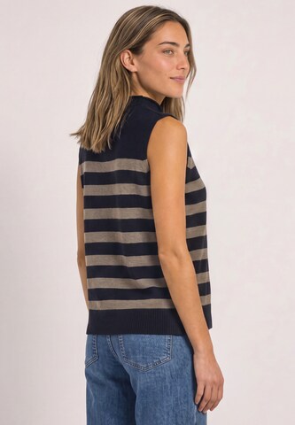 STREET ONE Pullunder mit Turtle Neck und Rollkanten in Blau