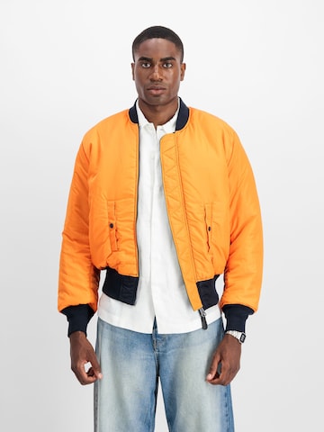ALPHA INDUSTRIES Prehodna jakna 'MA-1 Heritage' | modra barva