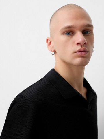 Bershka Tričko – černá