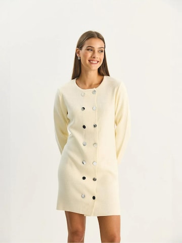 Abito in maglia di Bianco Lucci in bianco