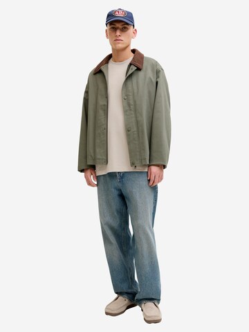 JACK & JONES Shirt 'Barron Tee' in Beige