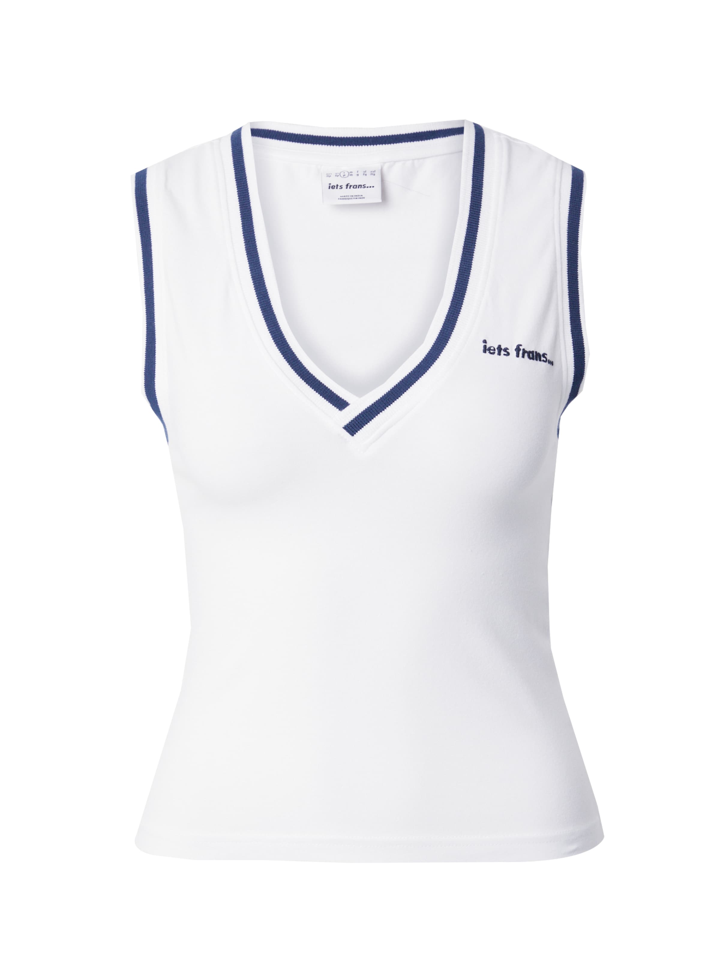 iets frans Top - Biela: predná strana