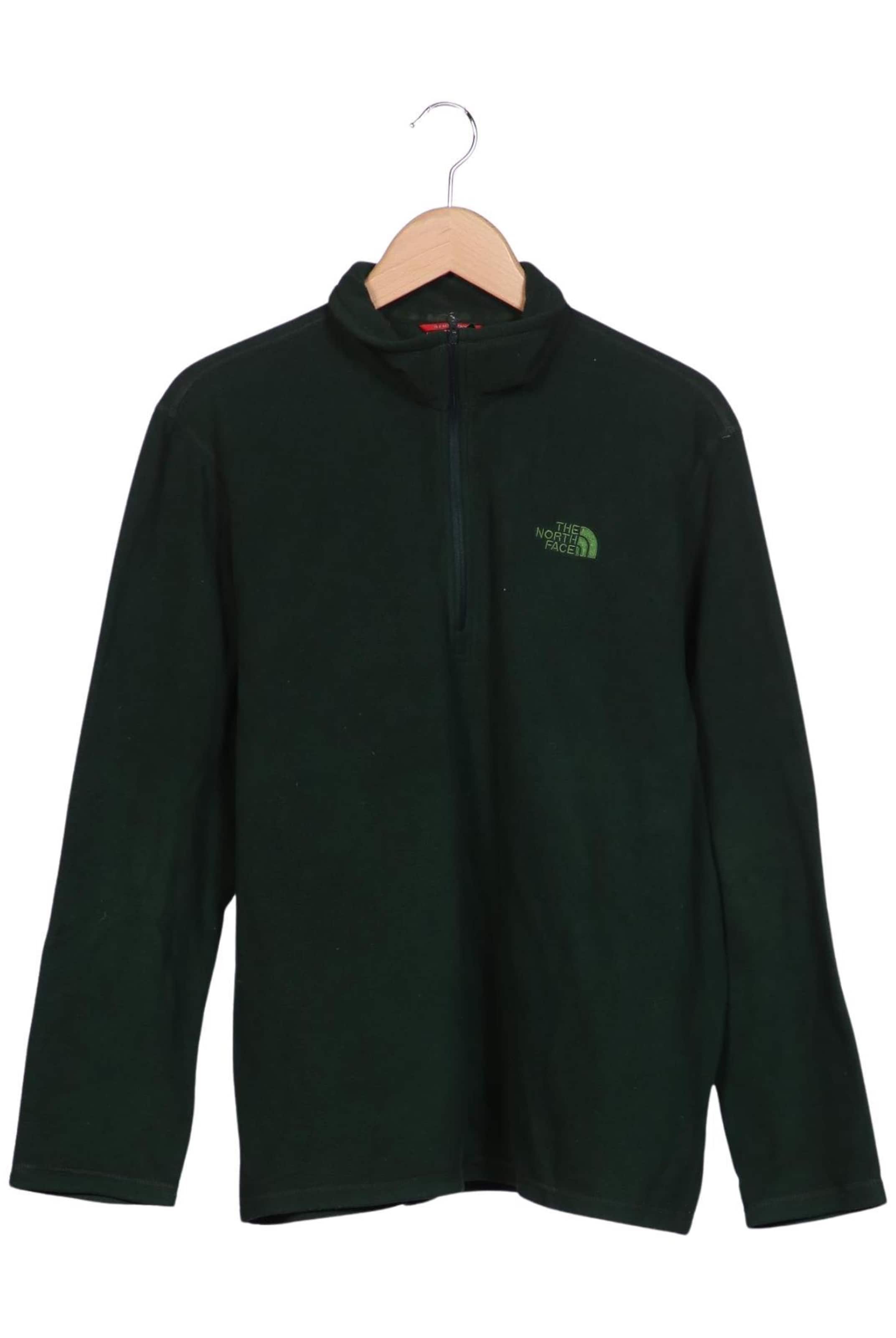 THE NORTH FACE Sweatshirt & Zip-Up Hoodie in M in Green: front