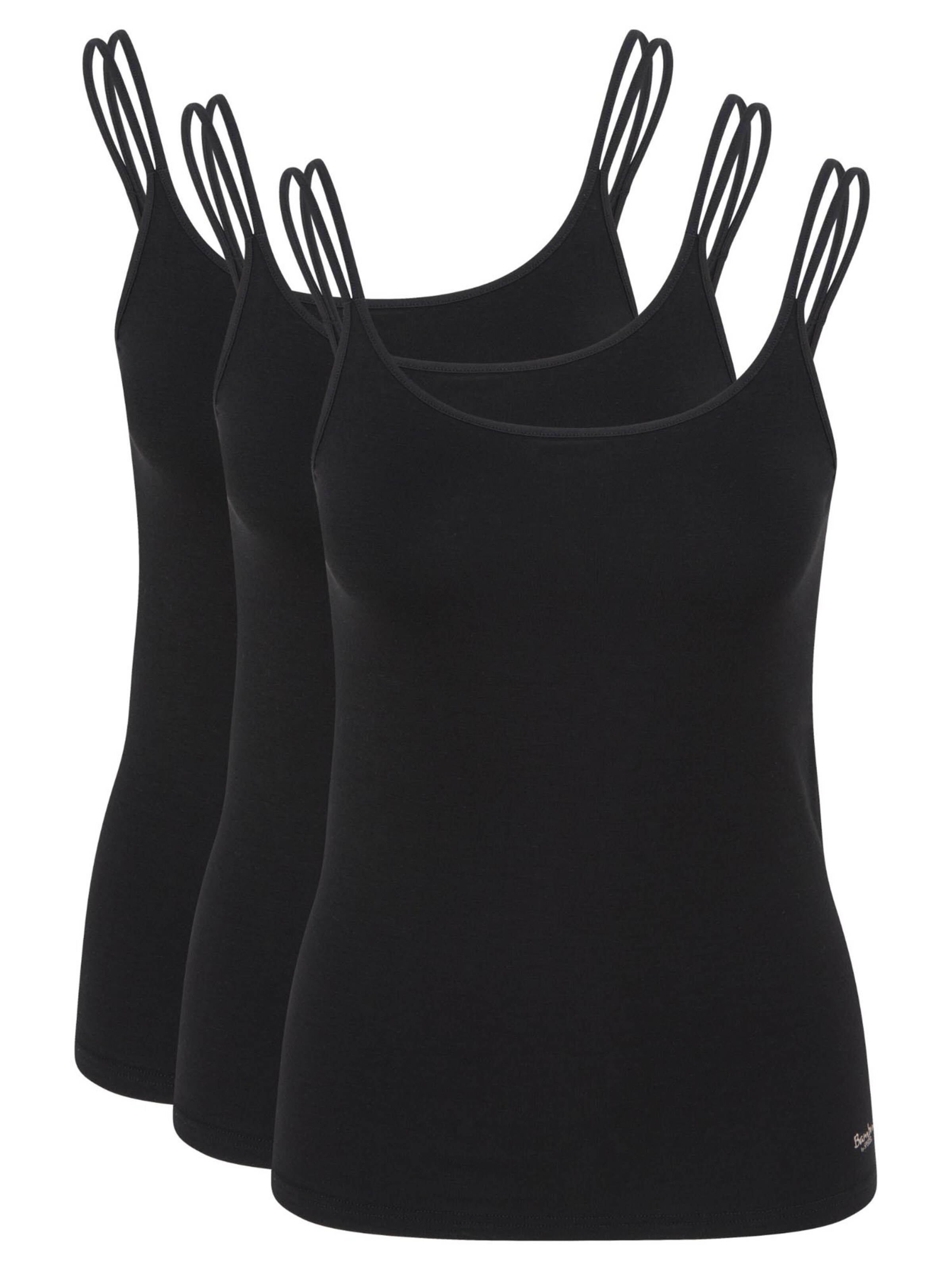 SPEIDEL Unterhemd 'Bambus'‌‌‌‌‌‌‌‌ in Schwarz: Vorderseite