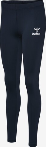 Hummel Skinny Sportovní kalhoty – modrá