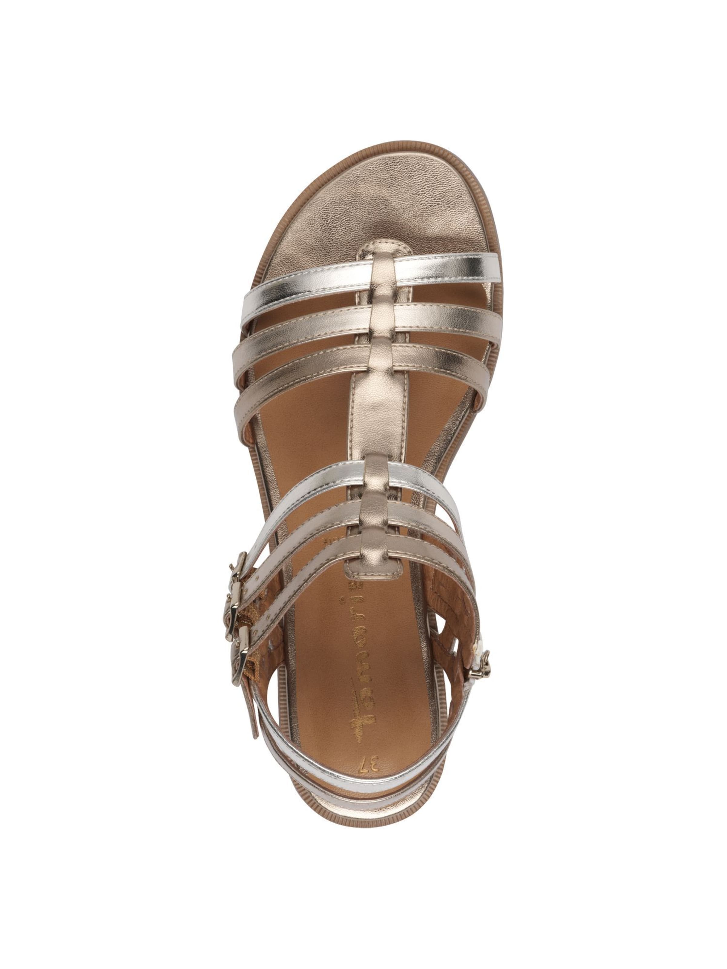 Sandales à lanières Tamaris en bronze