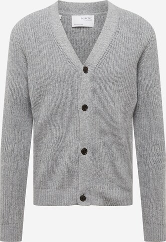 SELECTED HOMME - Cárdigan 'Utah' en gris: frente