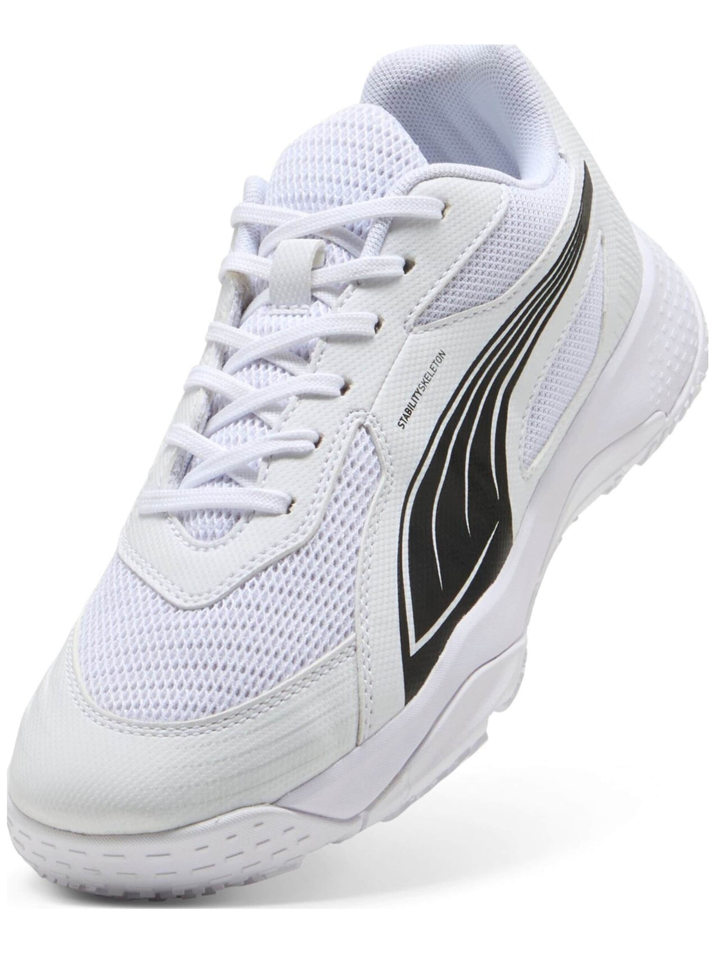 PUMA - Zapatillas de fútbol 'Puma Solarflash III Jr Team' en blanco