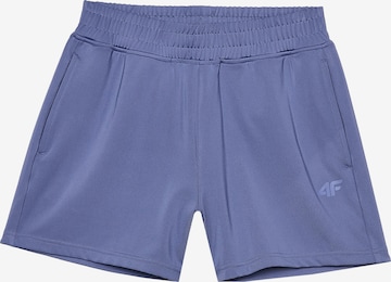 mėlyna 4F Standartinis Sportinės kelnės: priekis