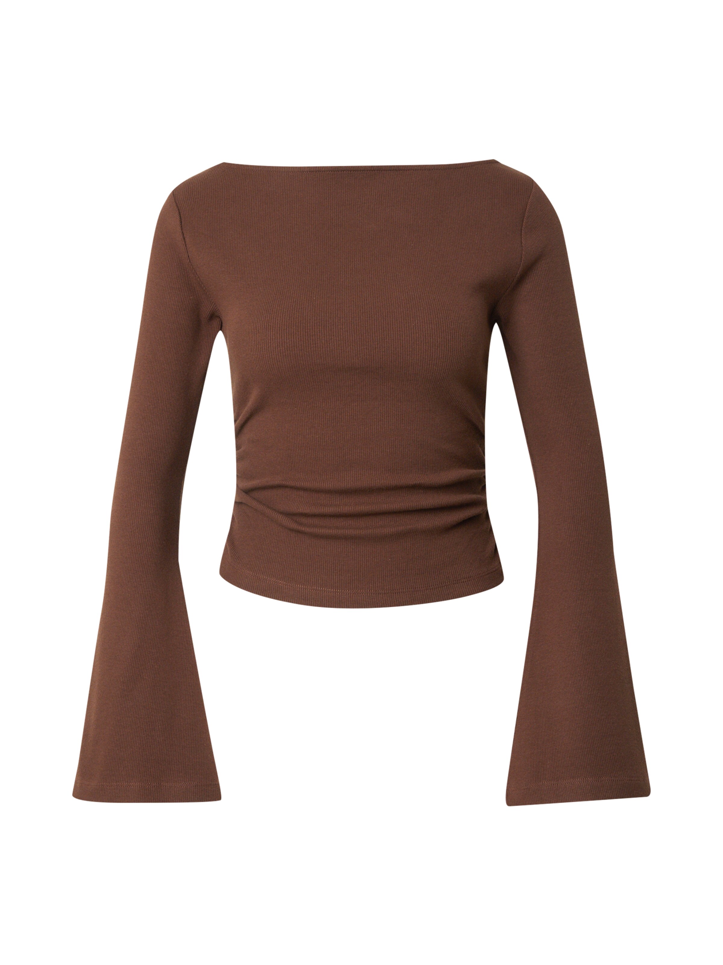 ABOUT YOU Shirt 'Theres' in Brown: front