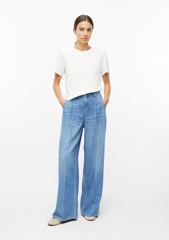 s.Oliver Baggy Bandplooi jeans in Blauw: voorkant