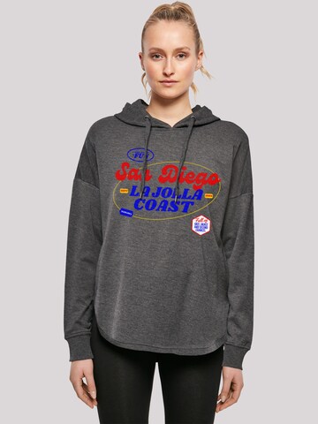 Sweat-shirt 'San Diego' F4NT4STIC en gris : devant