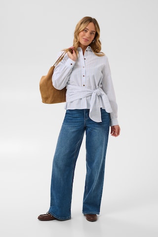 Kaffe Shirt in Blauw