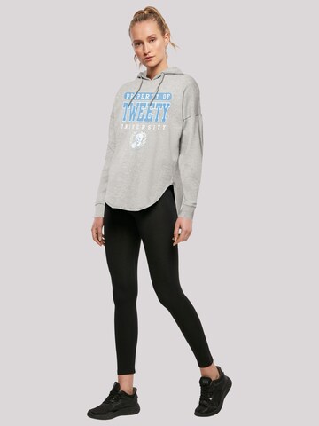 F4NT4STIC Sweatshirt 'Looney Tunes Tweety Property Of University' in Grey
