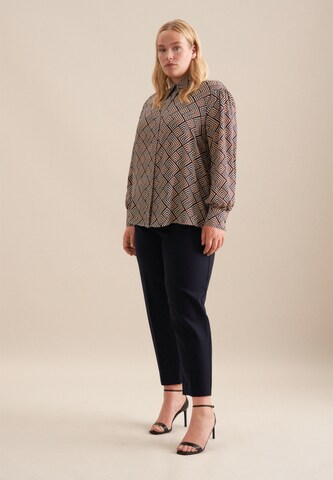 SEIDENSTICKER Bluse ' Schwarze Rose ' in Braun