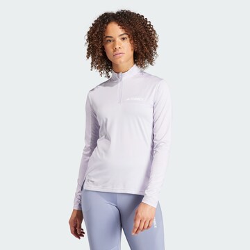 ADIDAS TERREX Functioneel shirt 'Multi' in Lila: voorkant