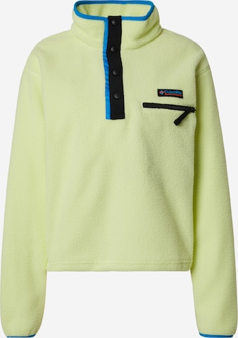 Pull-over de sport 'Helvetia II' COLUMBIA en jaune : devant