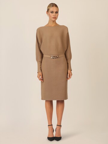 APART Strickkleid in Braun