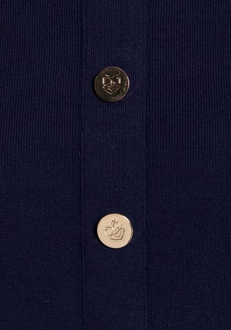 DELMAO Strickkleid in Blau