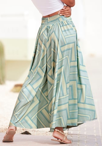 LASCANA Wide leg Pants in Green