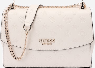 Sac à bandoulière 'PHOEBE CONVERTIBLE XBODY FLAP' GUESS en blanc : devant