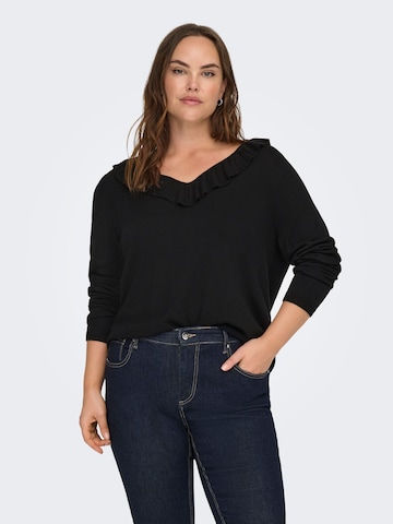 Chemisier 'CARLUIS' ONLY Carmakoma en noir : devant