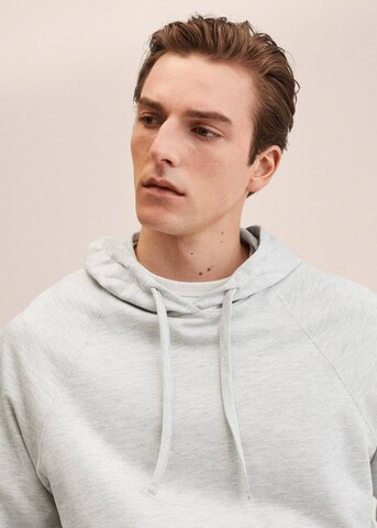 MANGO MAN Sweatshirt 'Bob' in Grijs