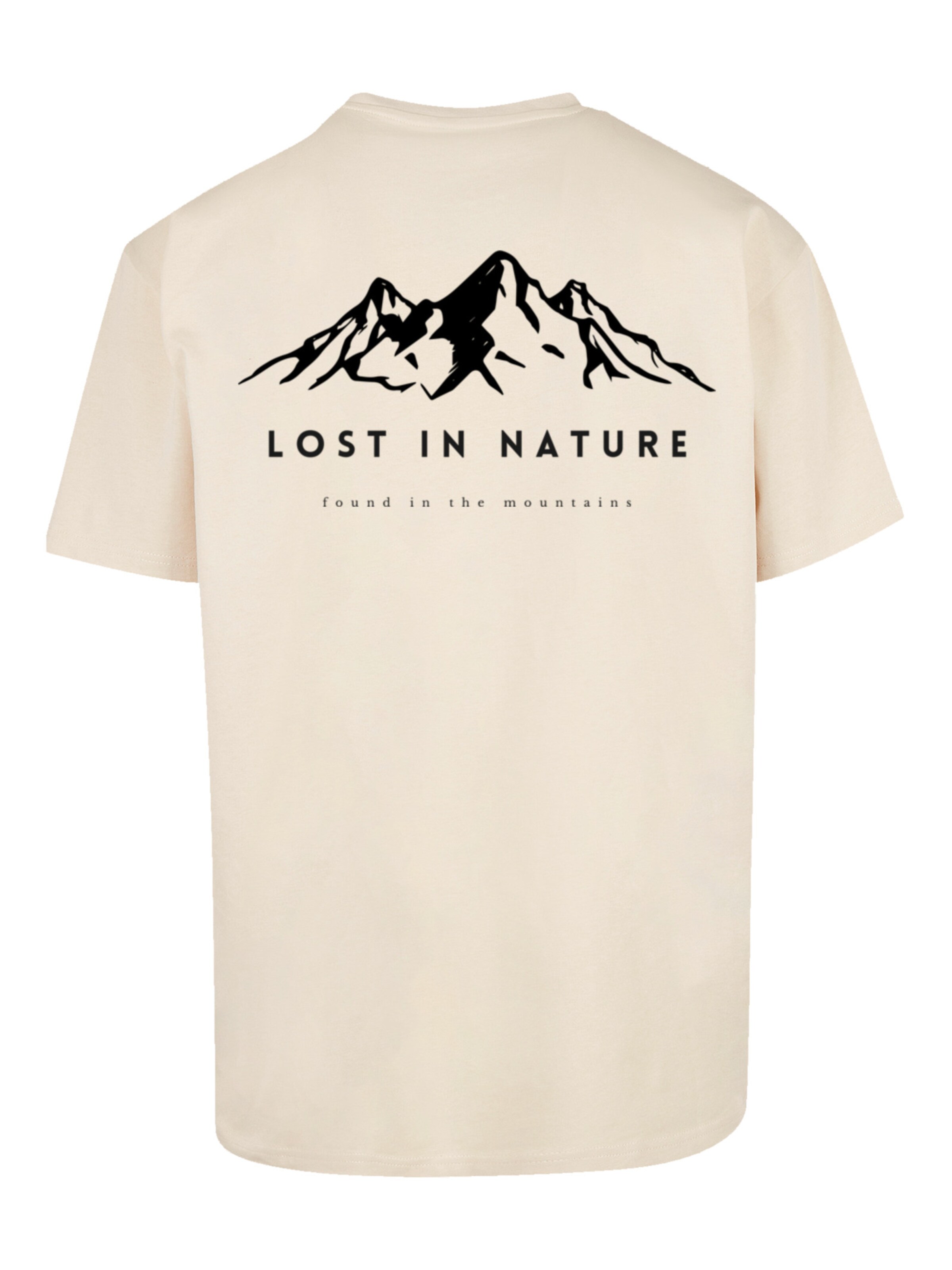 F4NT4STIC Shirt 'Lost in nature' in Beige