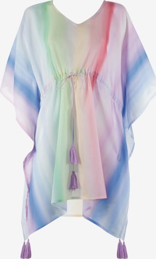 OLYMPIA Strandkleid in blau / hellgrün / helllila / rot, Produktansicht