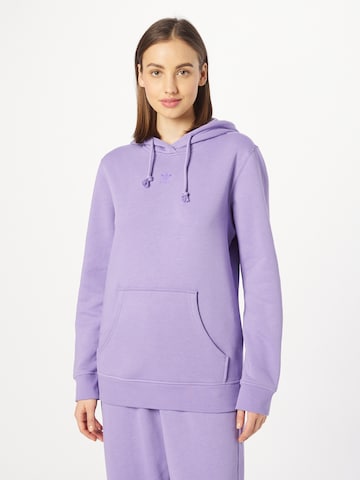 Sweat-shirt 'Adicolor Essentials Fleece' ADIDAS ORIGINALS en violet : devant