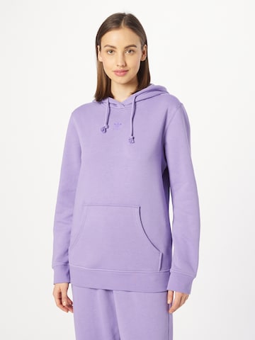 Bluză de molton 'Adicolor Essentials Fleece' de la ADIDAS ORIGINALS pe mov: față